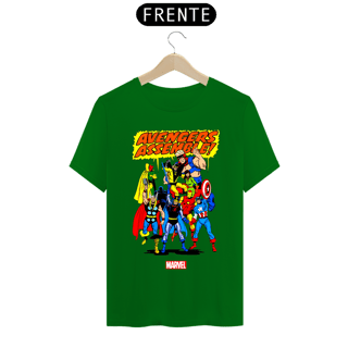 Nome do produto Camiseta Masculina - Vingadores, Avante!