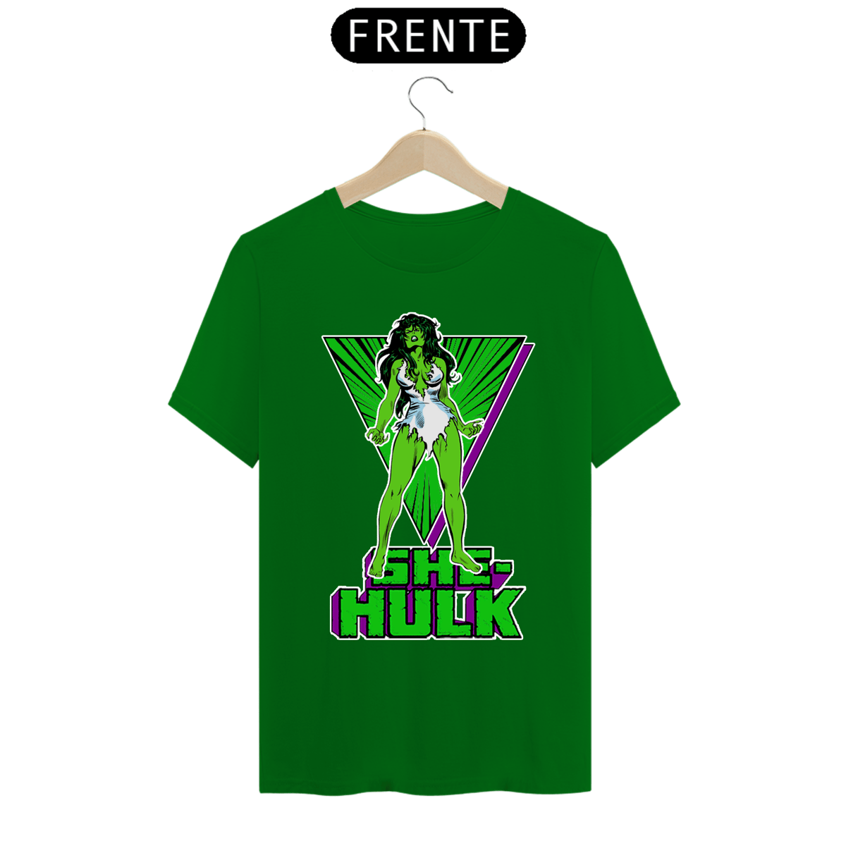 Nome do produto: Camiseta Masculina - Mulher-Hulk