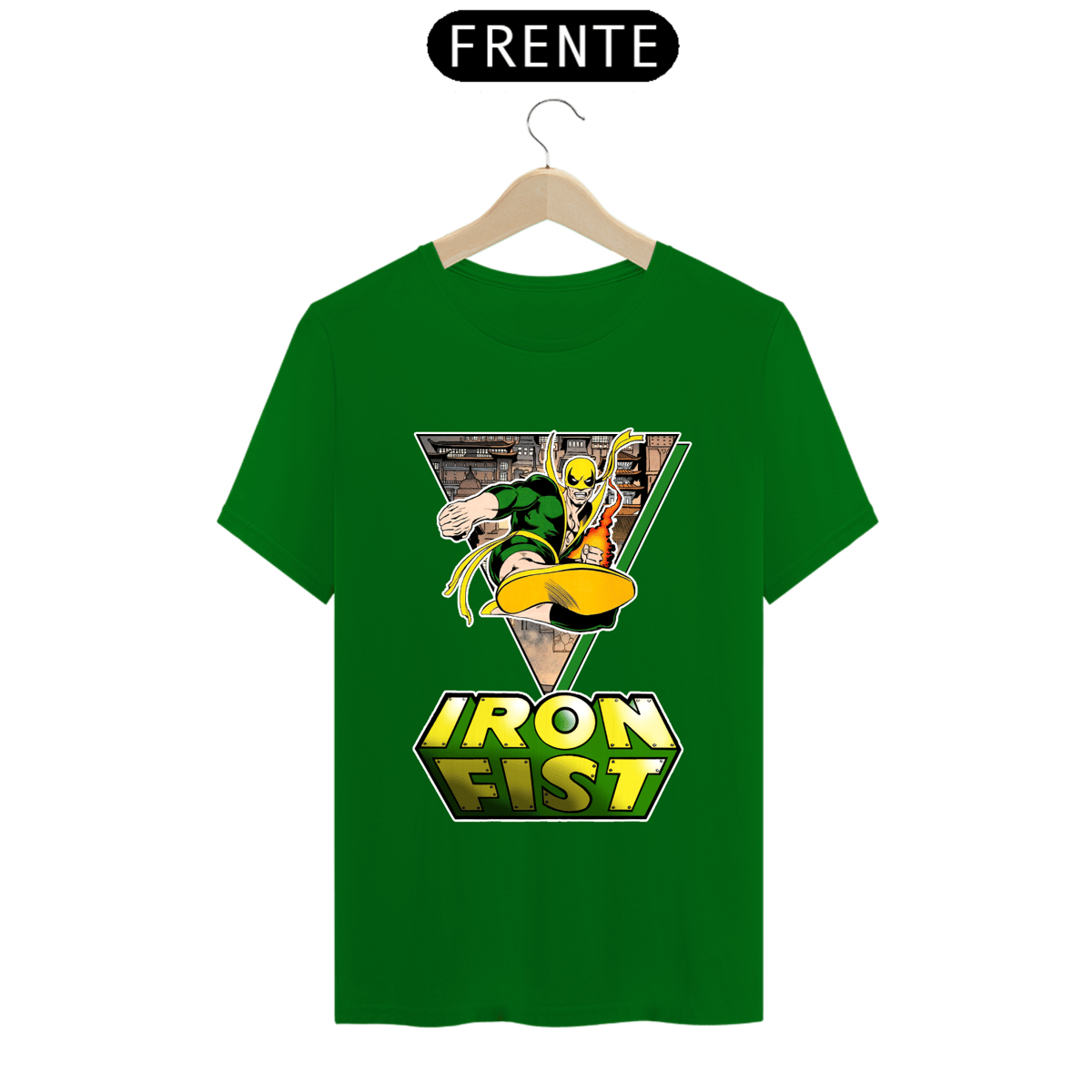 Nome do produto: Camiseta Masculina - Punho de Ferro