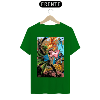 Nome do produto Camiseta Classic - Quarteto Fantástico vs Doutor Destino
