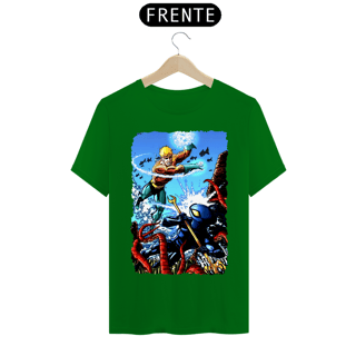 Nome do produto Camiseta Classic - Aquaman vs Arraia Negra