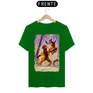 Nome do produto Camiseta Classic - Wolverine vs Dentes-de-Sabre