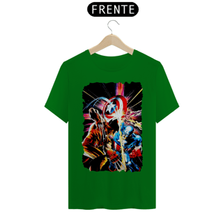 Nome do produto Camiseta Classic - Wolverine vs Capitão América