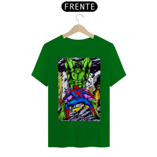 Nome do produtoCamiseta Classic - Hulk vs Homem Aranha