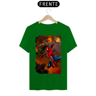 Nome do produto Camiseta Classic - Homem Aranha vs Duende Verde