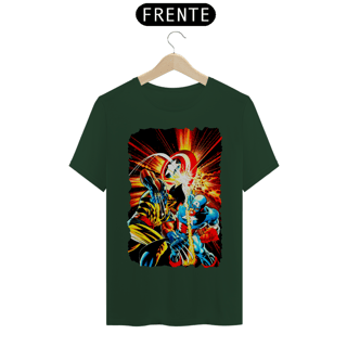 Nome do produto Camiseta Classic - Wolverine vs Capitão América