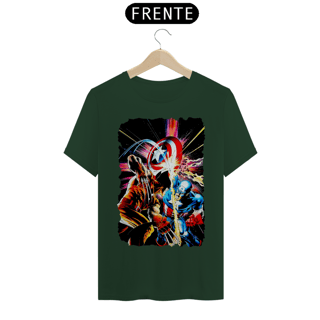 Nome do produto Camiseta Classic - Wolverine vs Capitão América