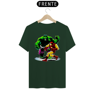 Nome do produtoCamiseta Classic - Hulk vs Homem de Ferro