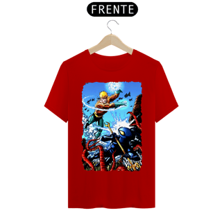 Nome do produto Camiseta Classic - Aquaman vs Arraia Negra