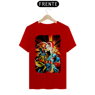 Nome do produto Camiseta Classic - Wolverine vs Capitão América