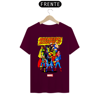 Nome do produto Camiseta Masculina - Vingadores, Avante!