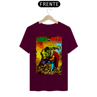 Nome do produtoCamiseta Classic - Hulk vs Thor