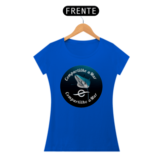 Nome do produto Camiseta Feminina Tubarão Compartilhe aMar