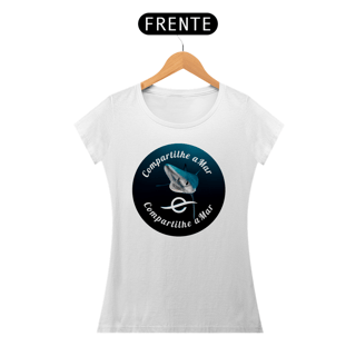 Camiseta Feminina Tubarão Compartilhe aMar