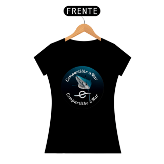 Nome do produto Camiseta Feminina Tubarão Compartilhe aMar