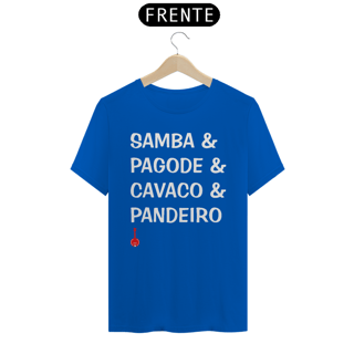 Nome do produto Camiseta Samba, Pagode, Cavaco e Pandeiro