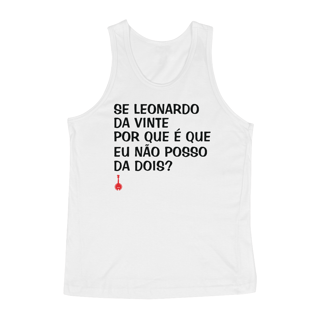 Camiseta Regata Se Leonardo Da Vinte - Branca