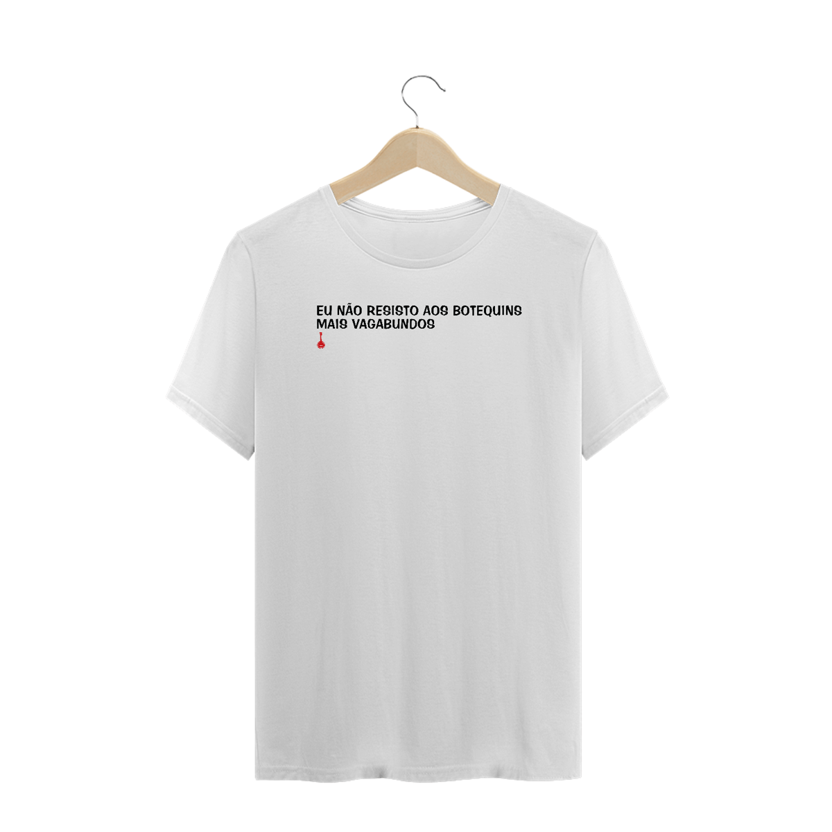 Nome do produto: Camiseta Plus Size Eu não Resisto aos Botequins mais Vagabundos