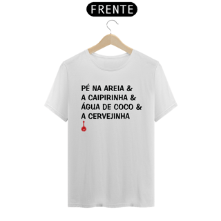 Camiseta Pé na Areia