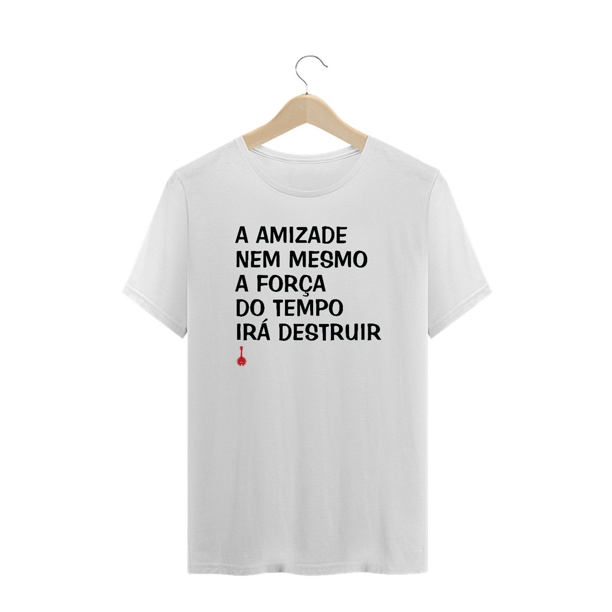 Nome do produto: Camiseta Plus Size A Amizade