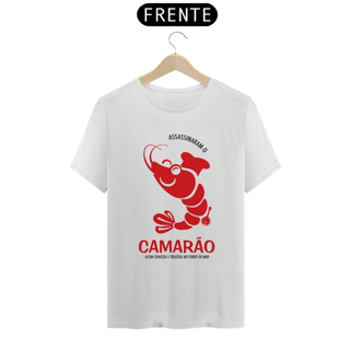 Nome do produto Camiseta Assassinaram o Camarão