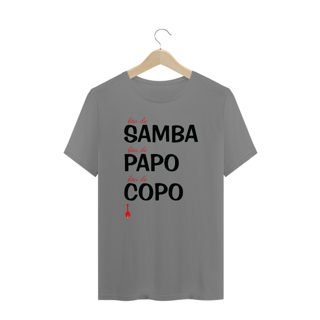Nome do produto Camiseta Plus Size Boa de Samba, Boa de Papo, Boa de Copo