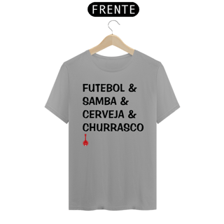 Nome do produto Camiseta Futebol, Samba, Cerveja e Churrasco