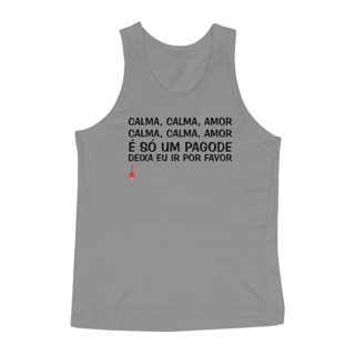 Nome do produto Regata Calma, Calma, Amor