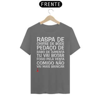 Camiseta Raspa de Chifre de Bode - Cinza Estonada