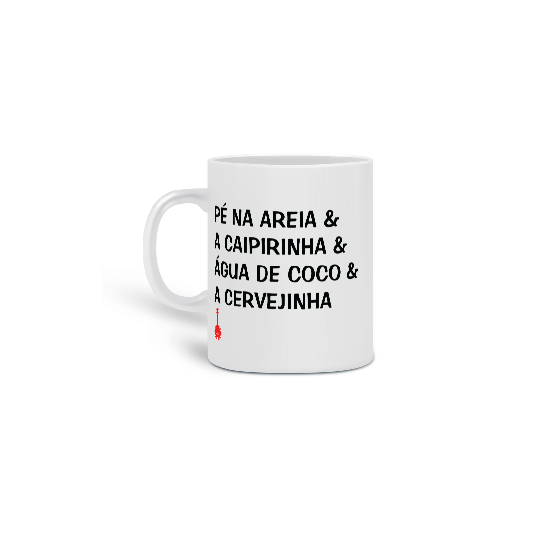 Nome do produto: Caneca Pé na Areia