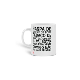 Caneca Raspa de Chifre de Bode