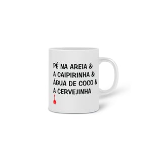 Nome do produto Caneca Pé na Areia