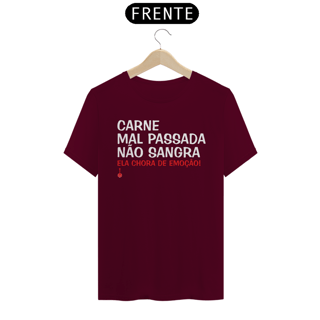 Nome do produto Camiseta Carne Mal Passada Não Sangra