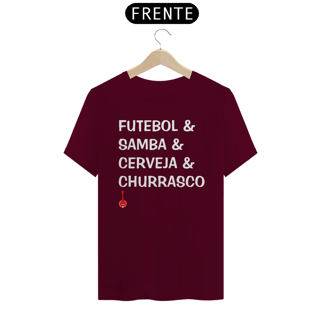 Nome do produto Camiseta Futebol, Samba, Cerveja e Churrasco