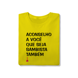 Nome do produto Camiseta Seja Sambista Também