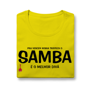 Nome do produto Baby Look Pra vencer Minha Tristeza o Samba é o Melhor Divã