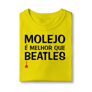 Nome do produto Camiseta Infantil Molejo é Melhor que Beatles