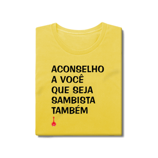 Nome do produto Baby Look Seja Sambista Também - Estonada