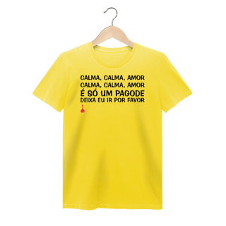 Nome do produto Baby Look Calma, Calma, Amor - Estonada