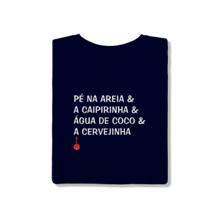 Nome do produto Camiseta Pé na Areia