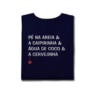 Nome do produto Camiseta Plus Size Pé na Areia