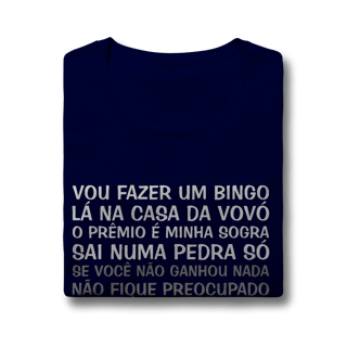 Nome do produto Baby Look Vou Fazer um Bingo
