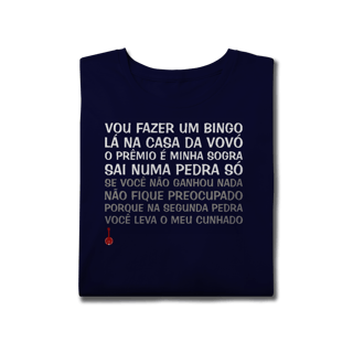 Nome do produto Camiseta Plus Size Vou Fazer um Bingo