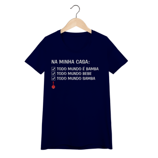 Nome do produto Baby Look Na Minha Casa Todo Mundo é Bamba