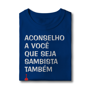 Nome do produto Camiseta Infantil Seja Sambista Também