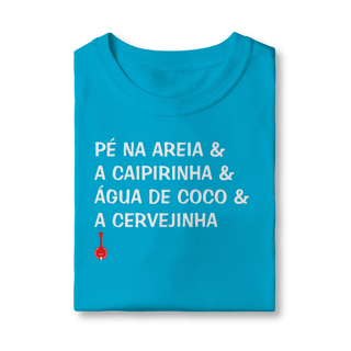 Nome do produto Camiseta Infantil Pé na Areia