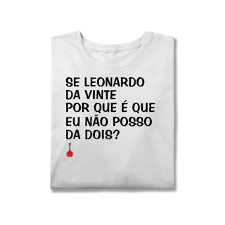 Nome do produto Camiseta Plus Size Se Leonardo Da Vinte