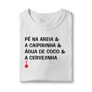 Nome do produto Camiseta Infantil Pé na Areia