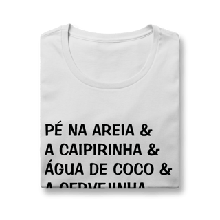 Nome do produto Baby Look Pé na Areia