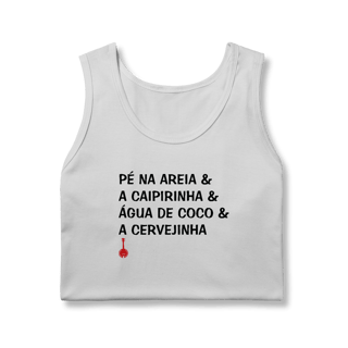 Nome do produto Regata Pé na Areia